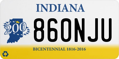 IN license plate 860NJU