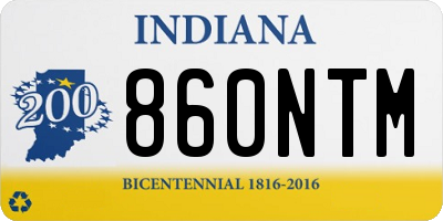 IN license plate 860NTM