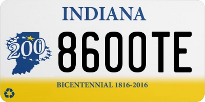 IN license plate 860OTE