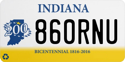 IN license plate 860RNU