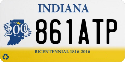 IN license plate 861ATP