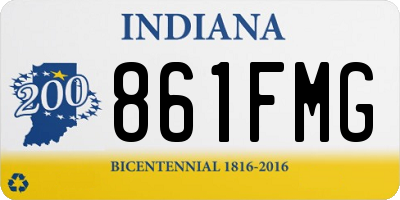 IN license plate 861FMG