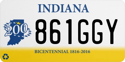 IN license plate 861GGY