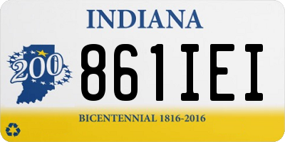 IN license plate 861IEI
