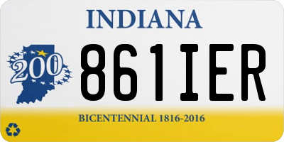 IN license plate 861IER
