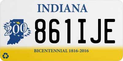 IN license plate 861IJE
