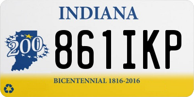 IN license plate 861IKP