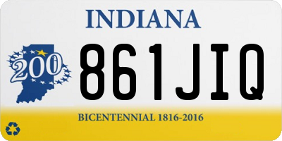IN license plate 861JIQ