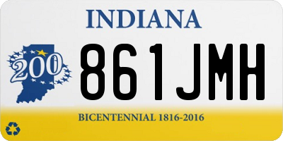 IN license plate 861JMH