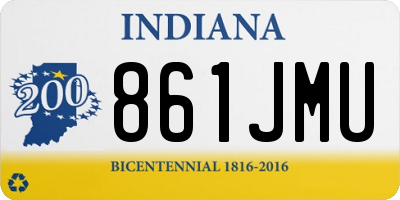 IN license plate 861JMU