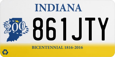IN license plate 861JTY