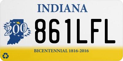 IN license plate 861LFL