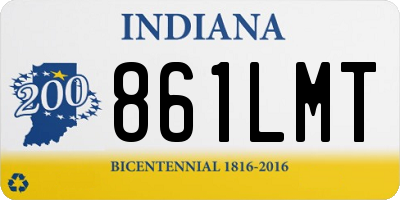 IN license plate 861LMT