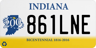 IN license plate 861LNE