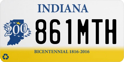 IN license plate 861MTH