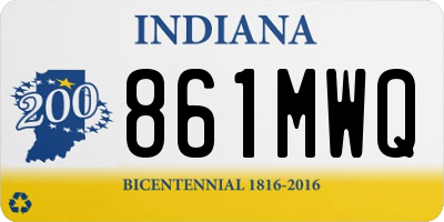 IN license plate 861MWQ