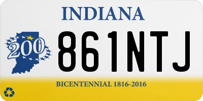 IN license plate 861NTJ