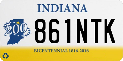 IN license plate 861NTK