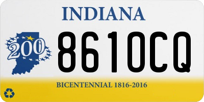 IN license plate 861OCQ