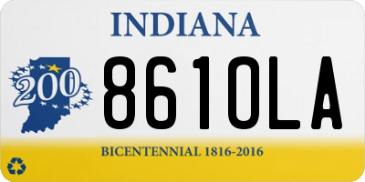 IN license plate 861OLA