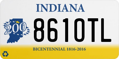 IN license plate 861OTL