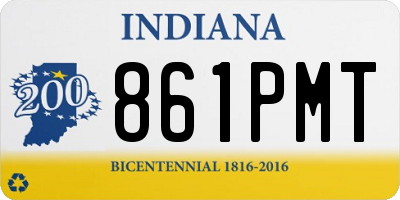 IN license plate 861PMT