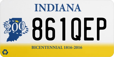 IN license plate 861QEP