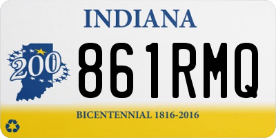 IN license plate 861RMQ