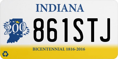 IN license plate 861STJ