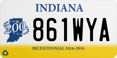 IN license plate 861WYA