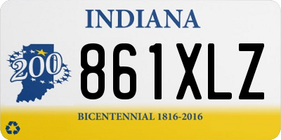 IN license plate 861XLZ