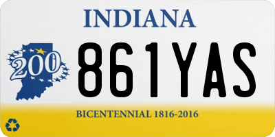 IN license plate 861YAS