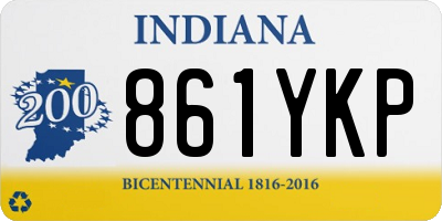 IN license plate 861YKP