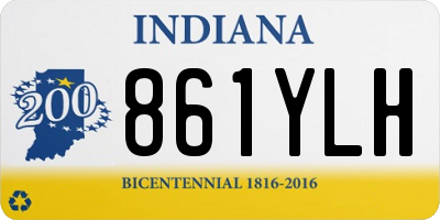 IN license plate 861YLH