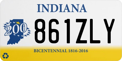 IN license plate 861ZLY