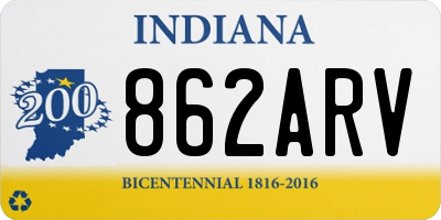 IN license plate 862ARV