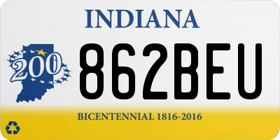 IN license plate 862BEU