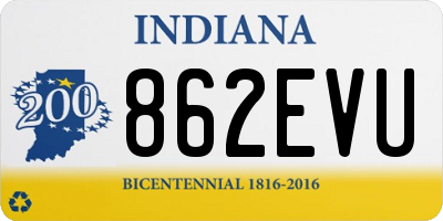 IN license plate 862EVU