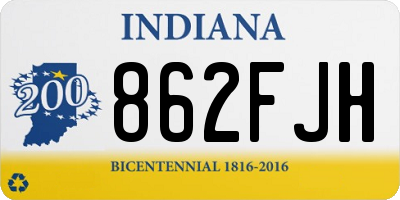 IN license plate 862FJH