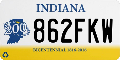 IN license plate 862FKW