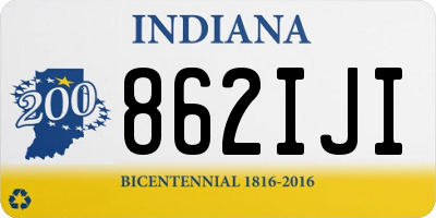 IN license plate 862IJI