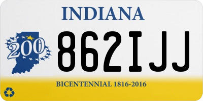 IN license plate 862IJJ