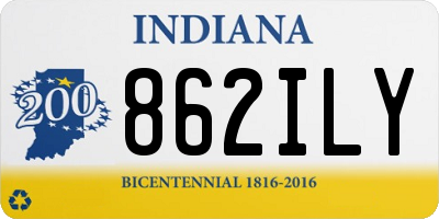 IN license plate 862ILY