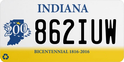 IN license plate 862IUW