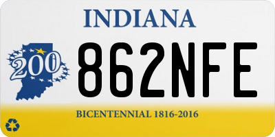 IN license plate 862NFE