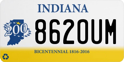 IN license plate 862OUM