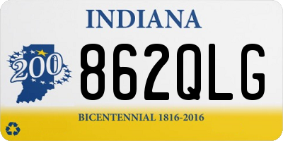 IN license plate 862QLG
