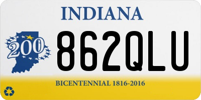 IN license plate 862QLU