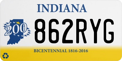 IN license plate 862RYG