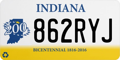 IN license plate 862RYJ